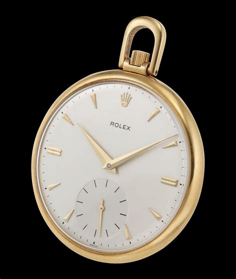 18ct gold rolex pocket watch